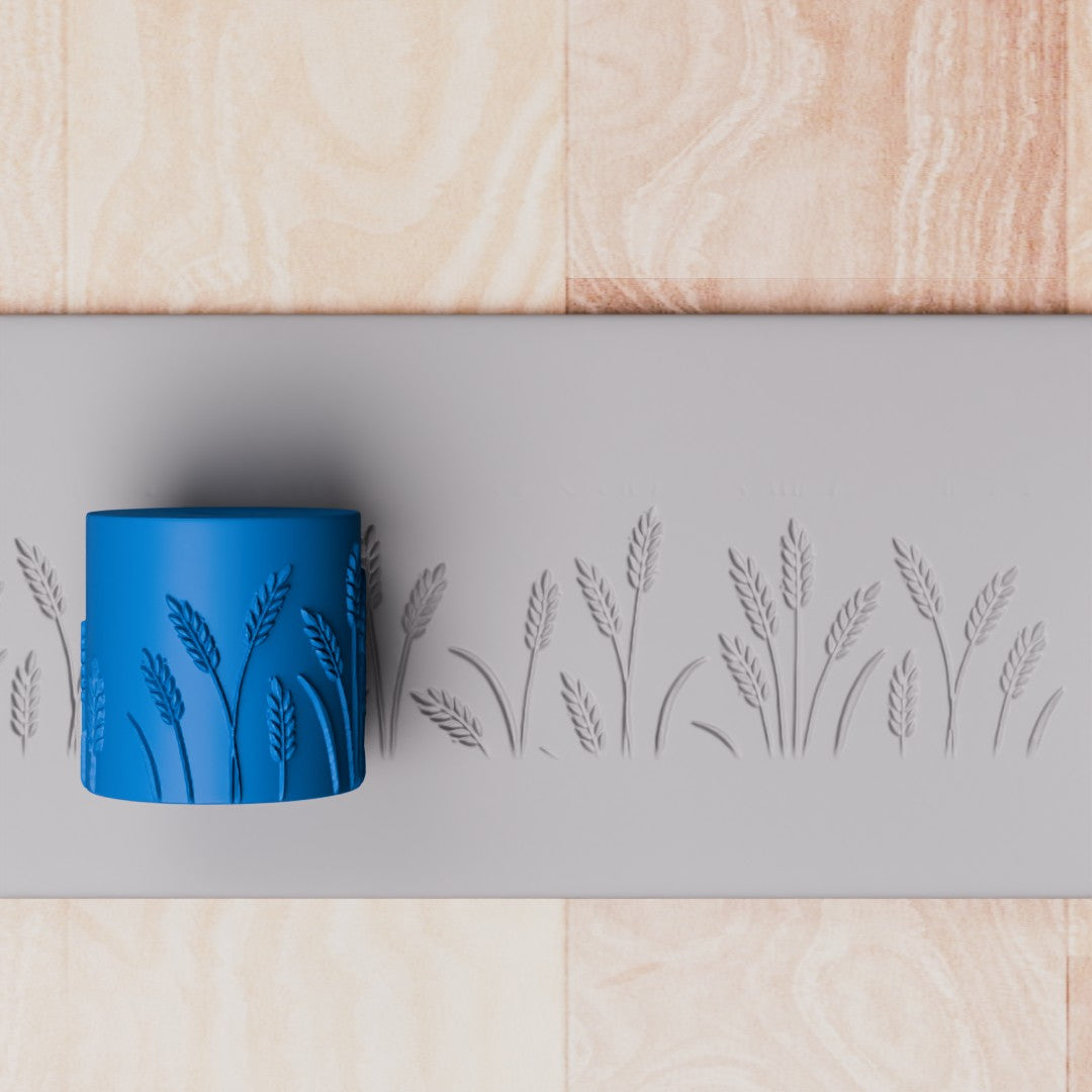 أسطوانة نقش حواف سيقان القمح