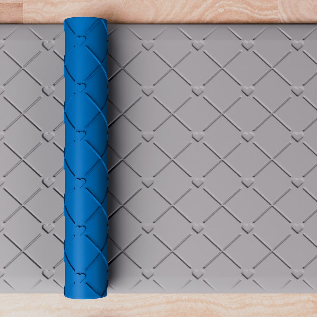 بكرة نقش على شكل قلب