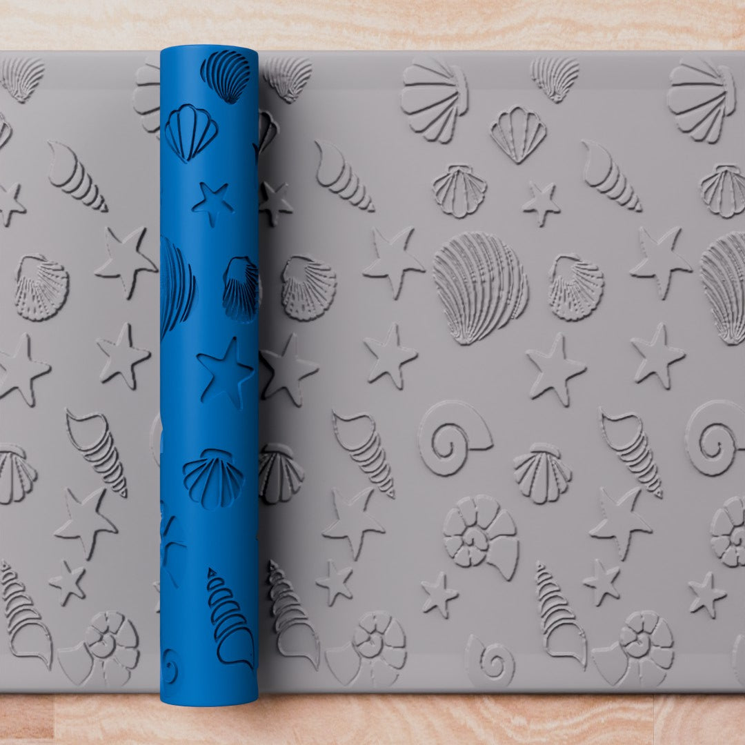 أسطوانة ذات ملمس كبير من أصداف البحر