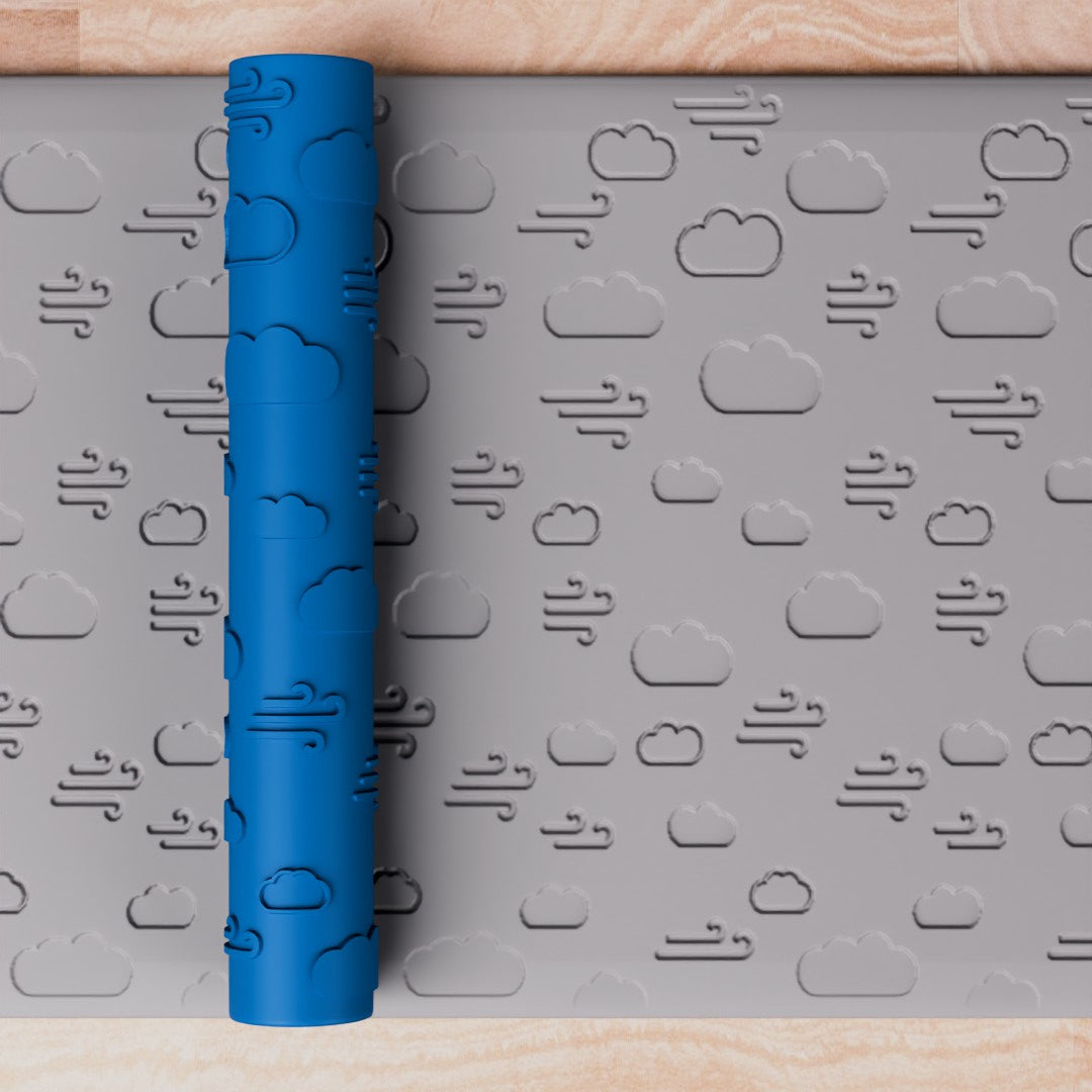 أسطوانة رسم نسيج السحب والرياح