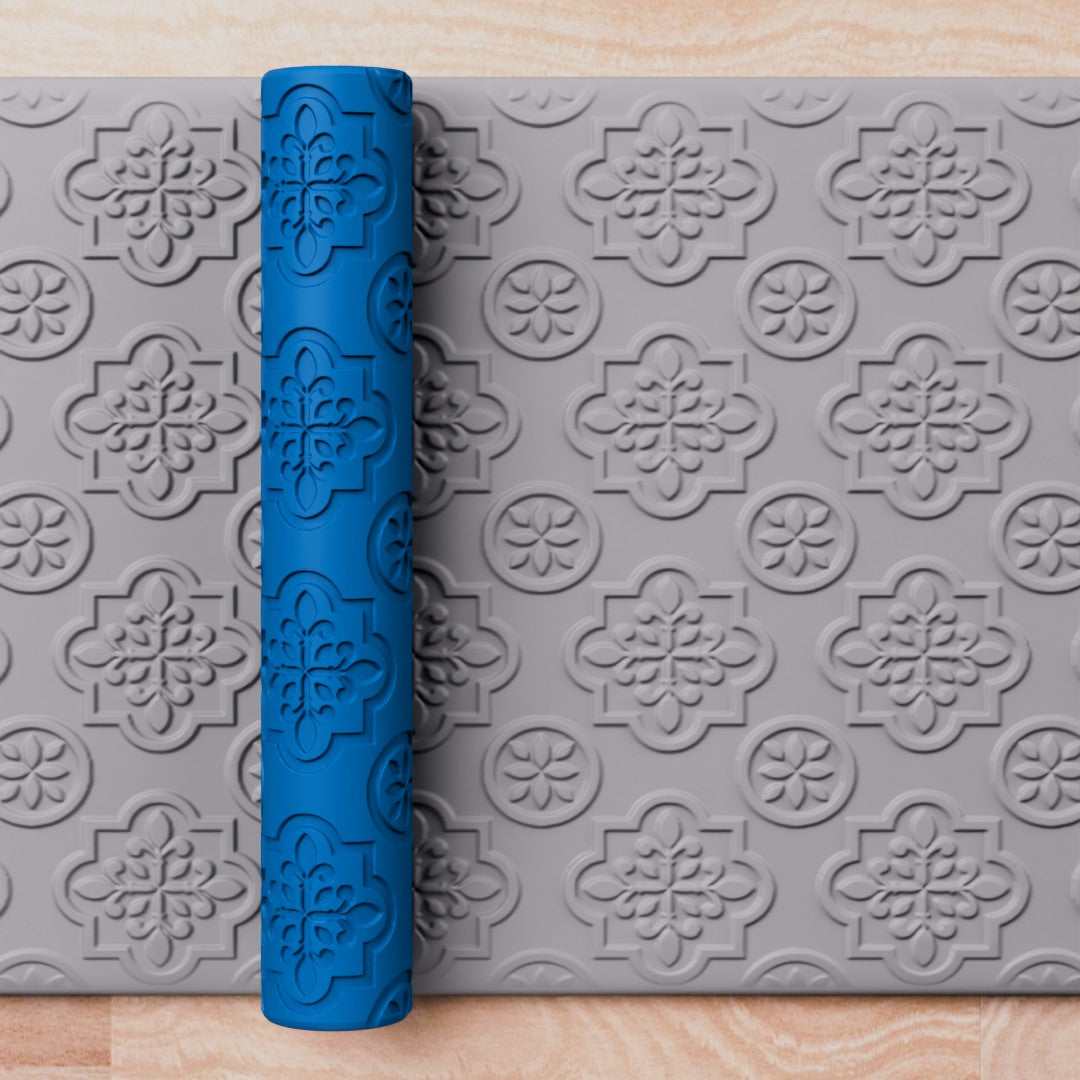 andalus bloom texture roller